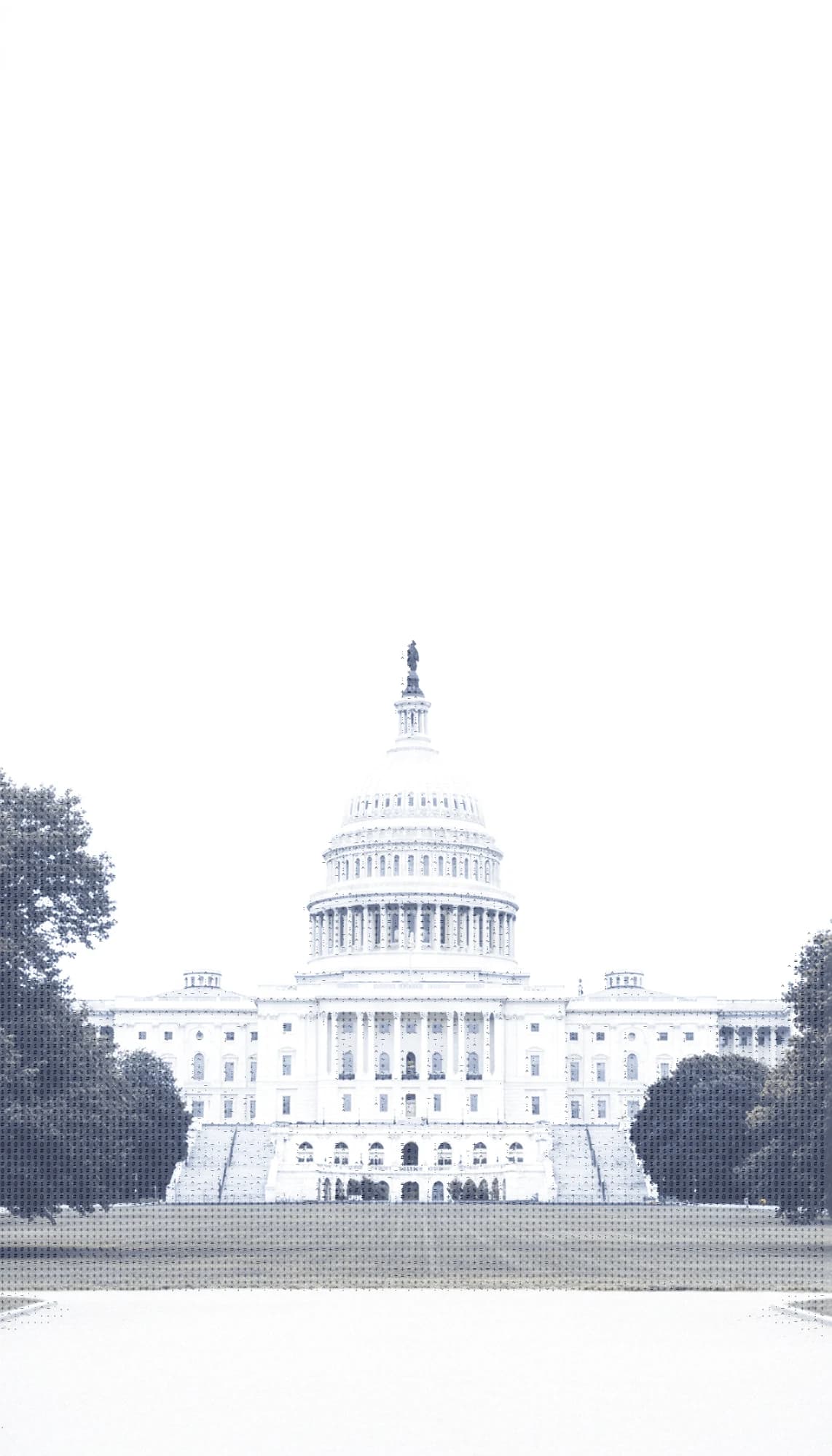 The United States Capitol rendered in dollar-sign ASCII characters.